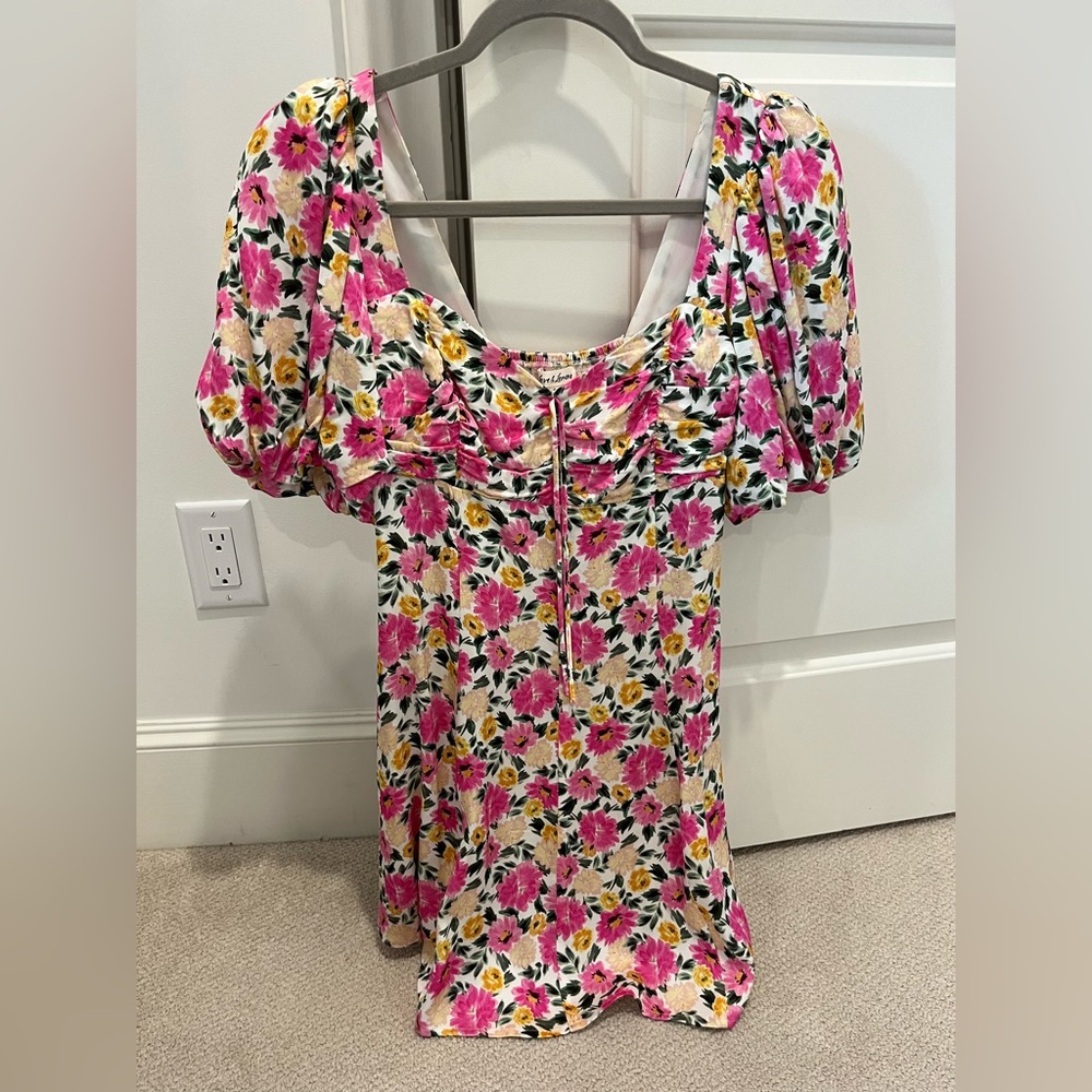 For Love and Lemons Floral Mini Dress